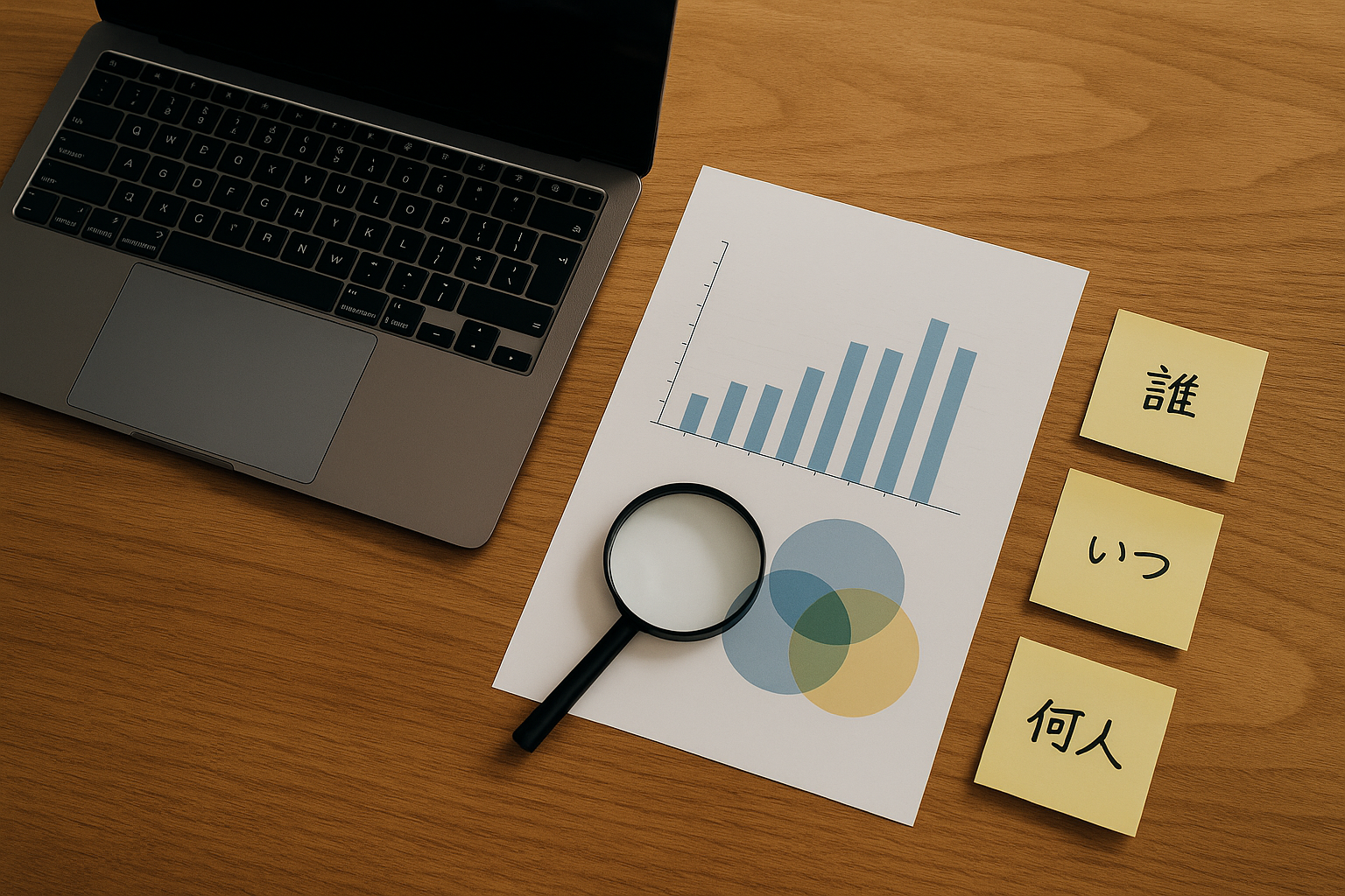 口コミを“分布・矛盾・翻訳”で読むことを象徴する横長写真