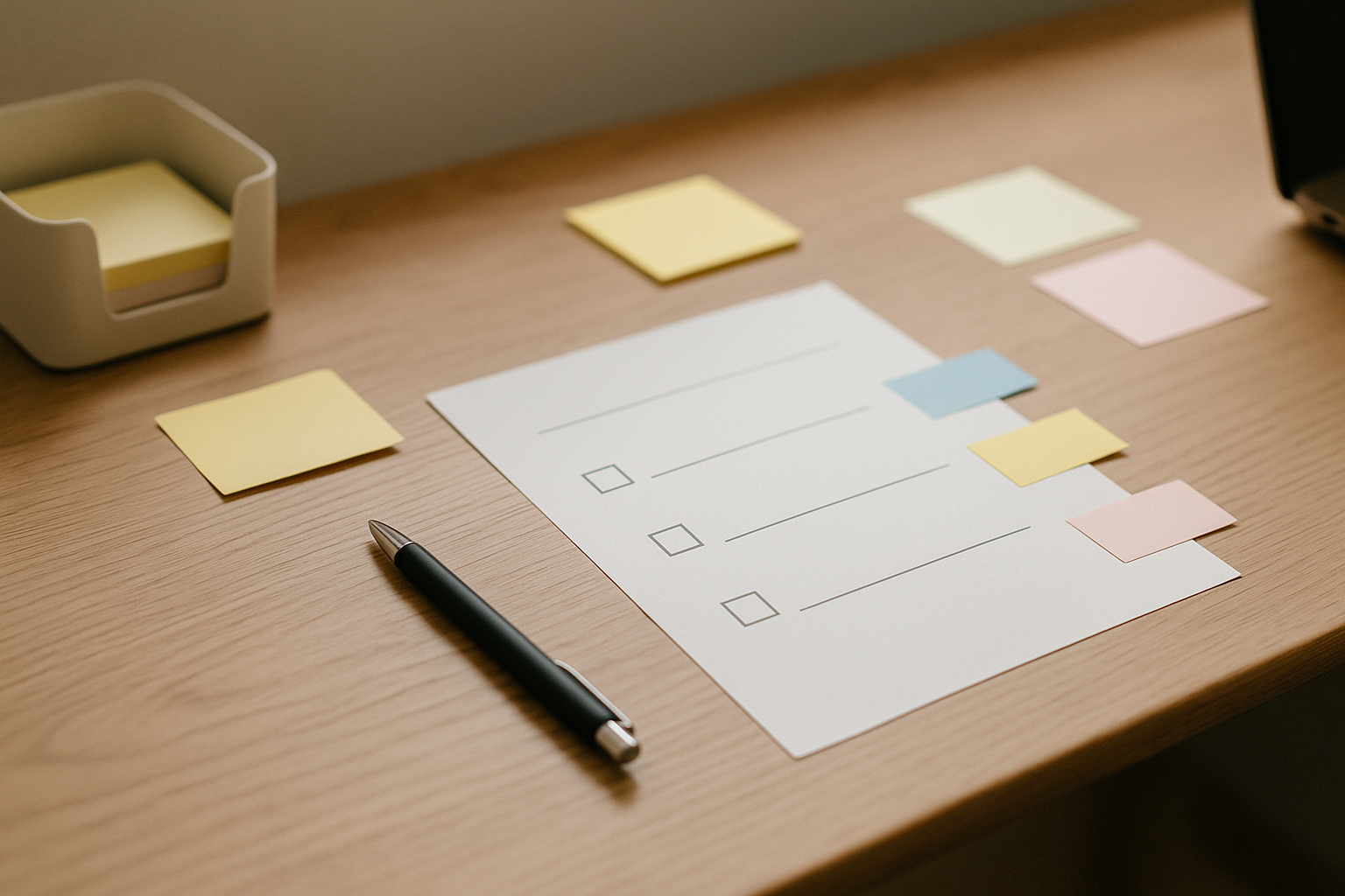 開示請求・法的対応を連想させる落ち着いたデスクの写真（6:4）